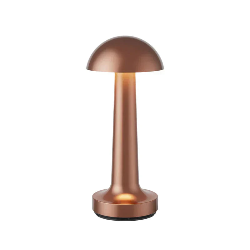 Modern Table Lamp - SleekGlow-Bronze/Round-Nora Luxe