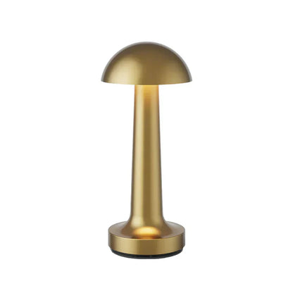 Modern Table Lamp - SleekGlow-Gold/Round-Nora Luxe