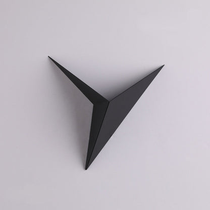 Modern Triangular Wall Lamp - TrigoLux-Black-Cool White-Nora Luxe