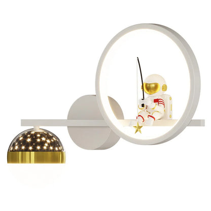 Modern Wall Lamp for Children's Rooms - TinyGlow-White right-Three colors-Nora Luxe