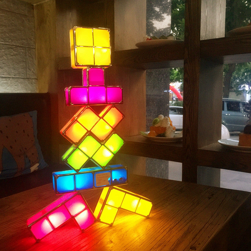 Modular Tetris Lamp - LumiBlocks-EU-Nora Luxe