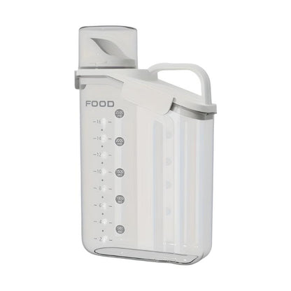 Moisture-Proof Pet Food Container with Measuring Cup - FreshBite-95 fl oz-Nora Luxe