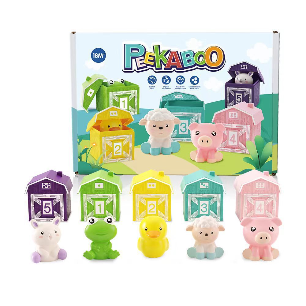 Montessori Farm Animals - FarmVibes-5-Pack-Nora Luxe