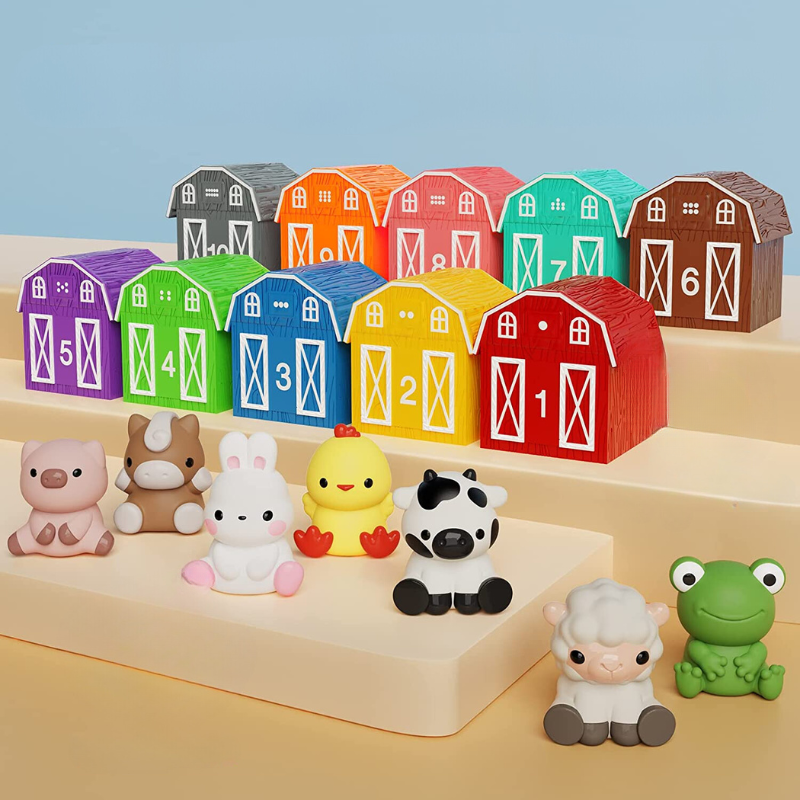 Colorful Farm Animal Figures - Pexav