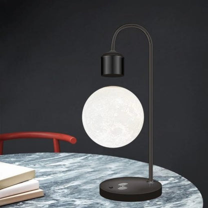 Floating Glow Moon Light - Wireless Charging Lamp