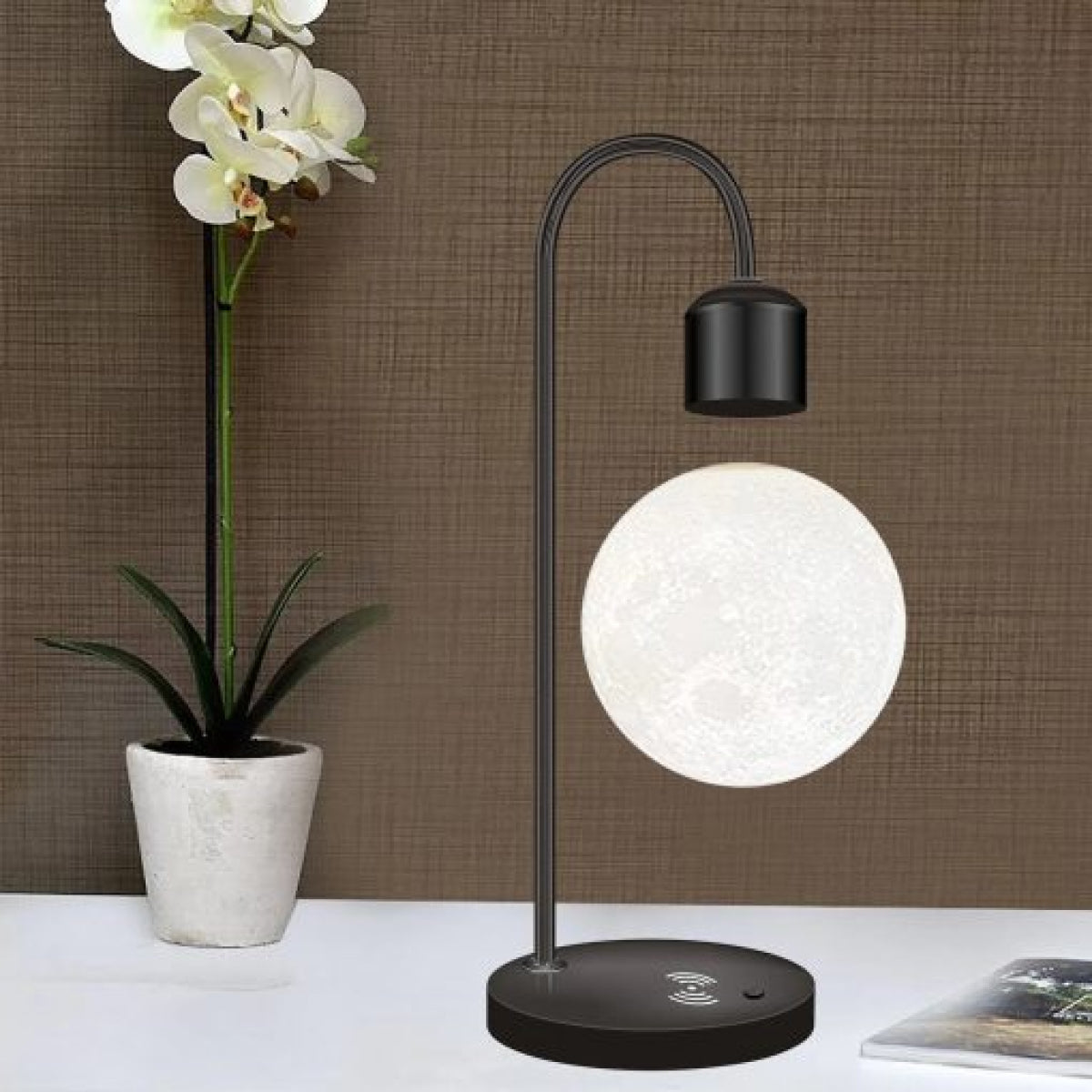 Floating Glow Moon Light - Wireless Charging Lamp