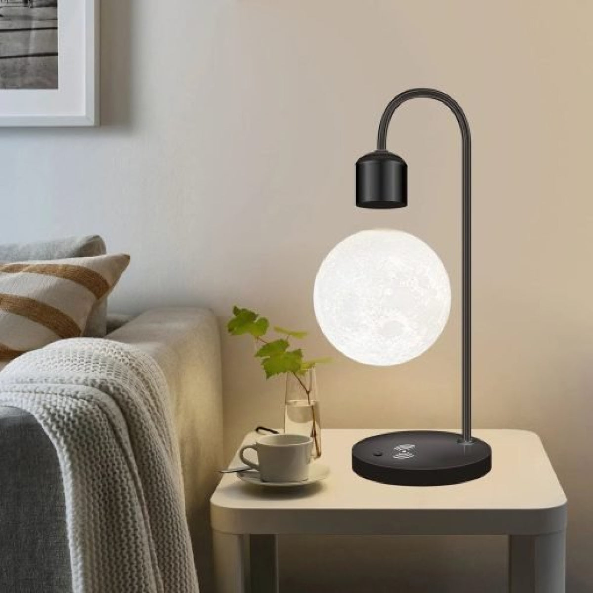 Floating Glow Moon Light - Wireless Charging Lamp
