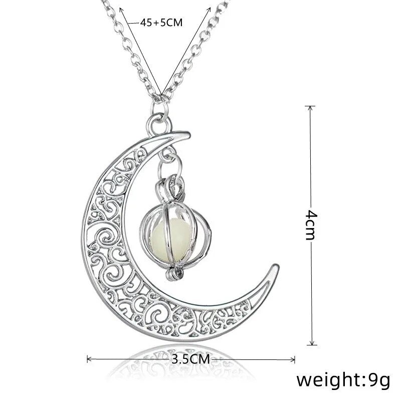 Moonstone Pendant Necklace-Nora Luxe