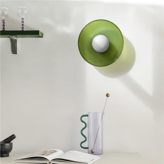 Stylish Glass Sphere Wall Lamp for Contemporary Homes - Pexav