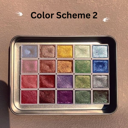 Multicolor Watercolor Paint Set - ColorCrafter-Color Scheme 1-20 Color-Nora Luxe