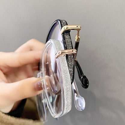 Multifocal Anti-Blue Light Reading Glasses - Livia-Gold-1-Nora Luxe