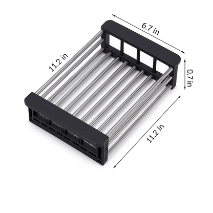 Multifunctional Draining Rack - FlexRack-Grey-Nora Luxe