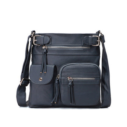 Multifunctional Stylish Anti-Theft Bag - SafeStyle-Blue-Nora Luxe