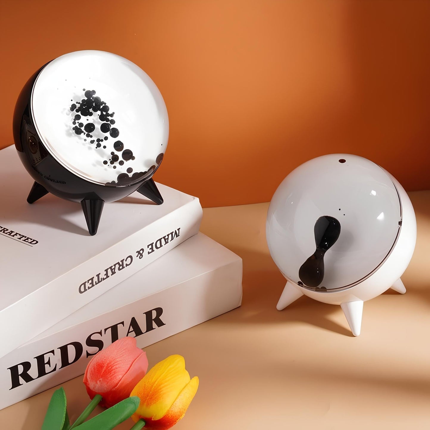 Music-Reactive Ferrofluid Display - MagnePulse-White-Nora Luxe