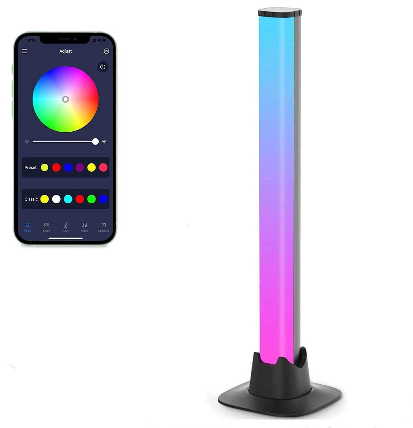 Music synchronization LED light bars - LumiRhythm-1-Nora Luxe