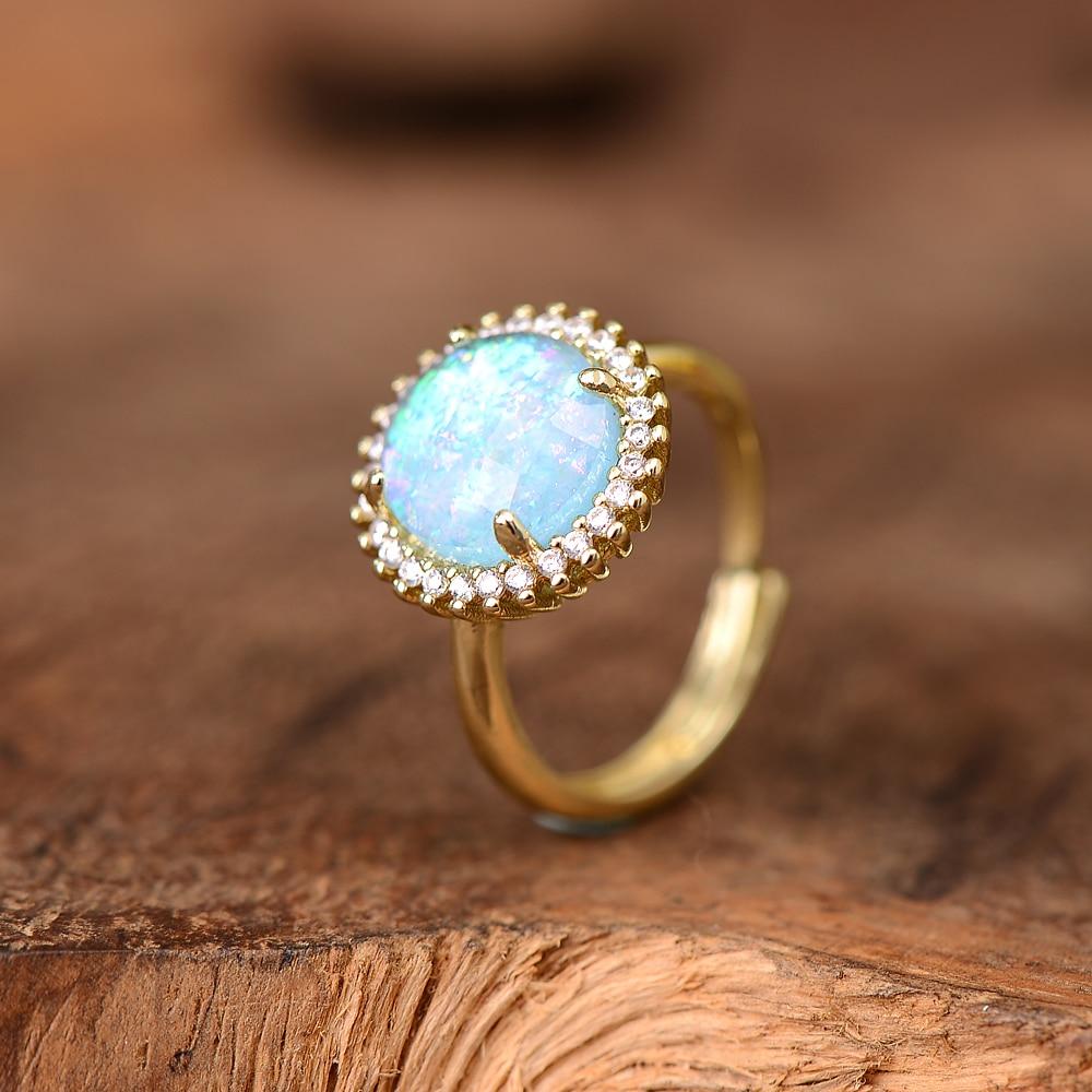Sparkling Glam Cocktail Ring - Pexav