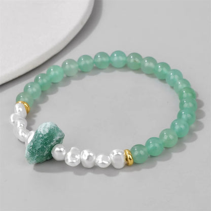 Natural Crystal Beads Bracelet - Eline-Amethyst-Nora Luxe