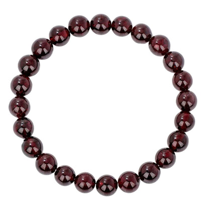 Natural Crystal Healing Energy Bracelet - Aria-Pomegranate-Nora Luxe