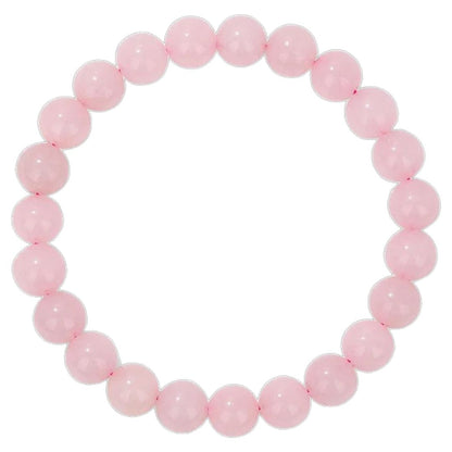 Natural Crystal Healing Energy Bracelet - Aria-Rose quartz-Nora Luxe