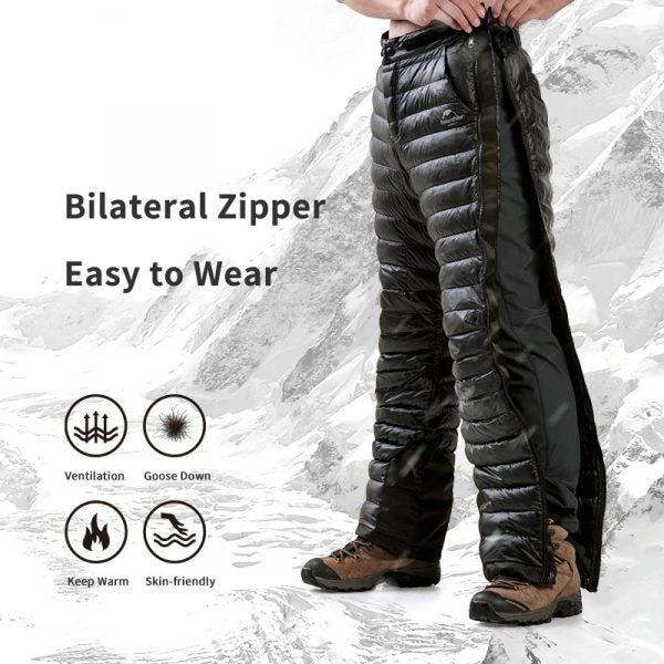 Warm Waterproof Snow Pants - Insulated Winter Trousers