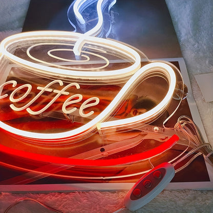 Neon Coffee Lamp for Wall Decoration - Nina-Nora Luxe