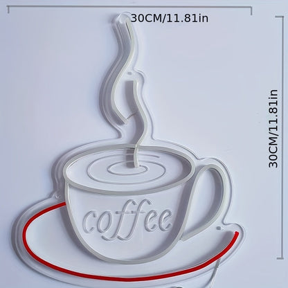 Neon Coffee Lamp for Wall Decoration - Nina-Nora Luxe