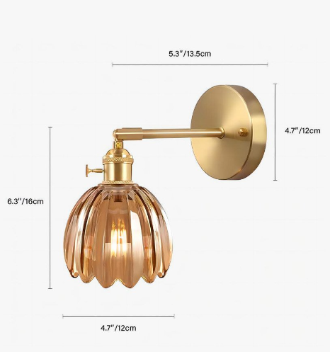 Classic Retro Tulip Wall Lamp Shade Lighting