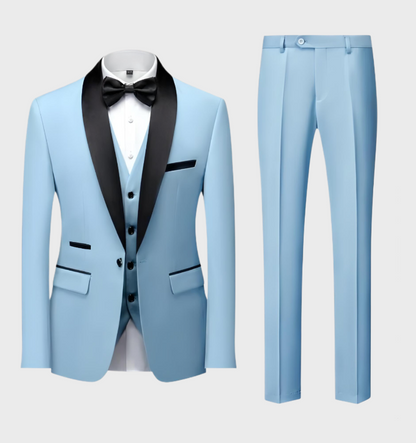 Nice 3-piece Men's Set - Adrian-Light Blue-S-Nora Luxe