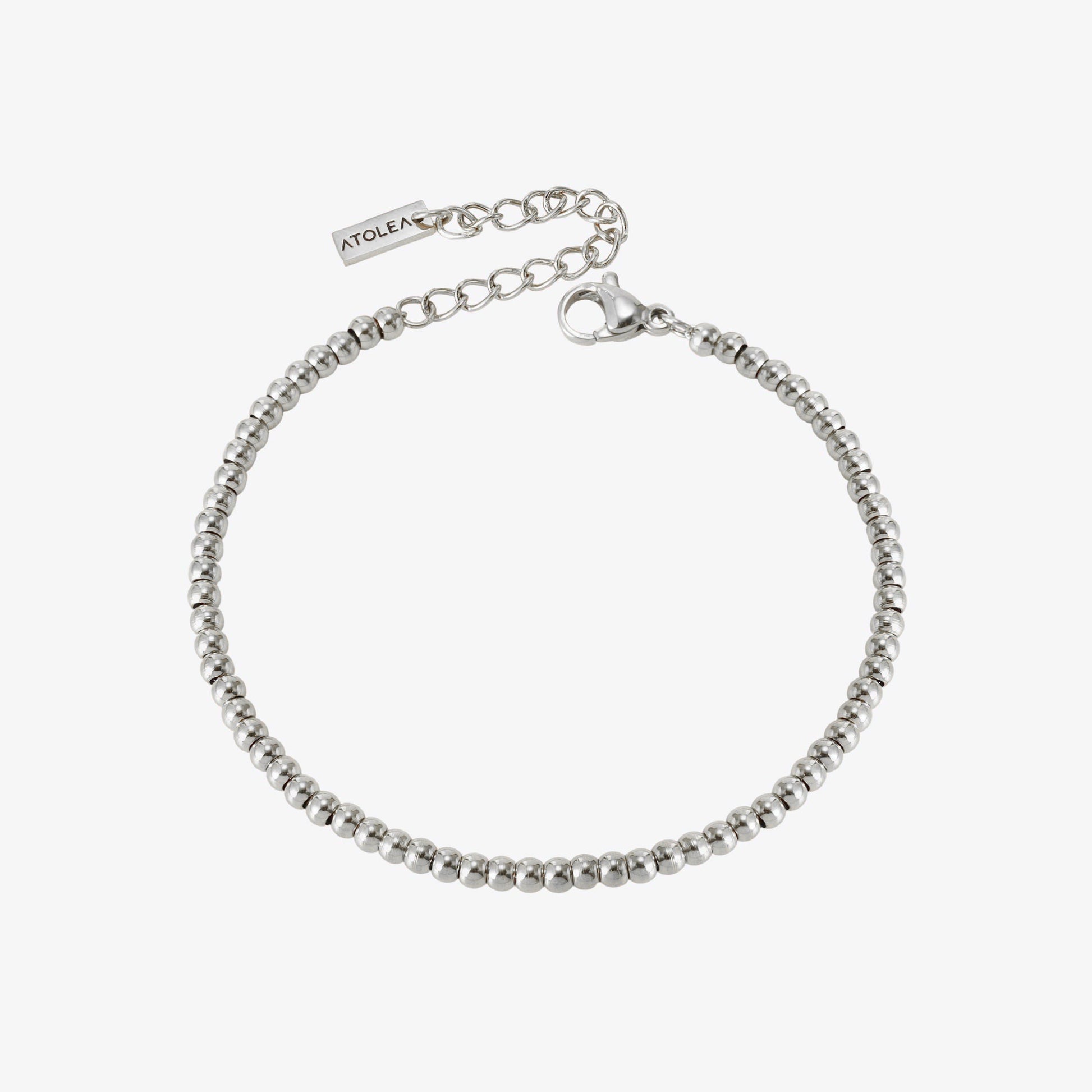Nice Beaded Bracelet - Nova-Silver-Nora Luxe