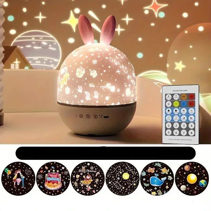 Night Light Star Projector - Dream Light-Lamp Rabbit-Nora Luxe