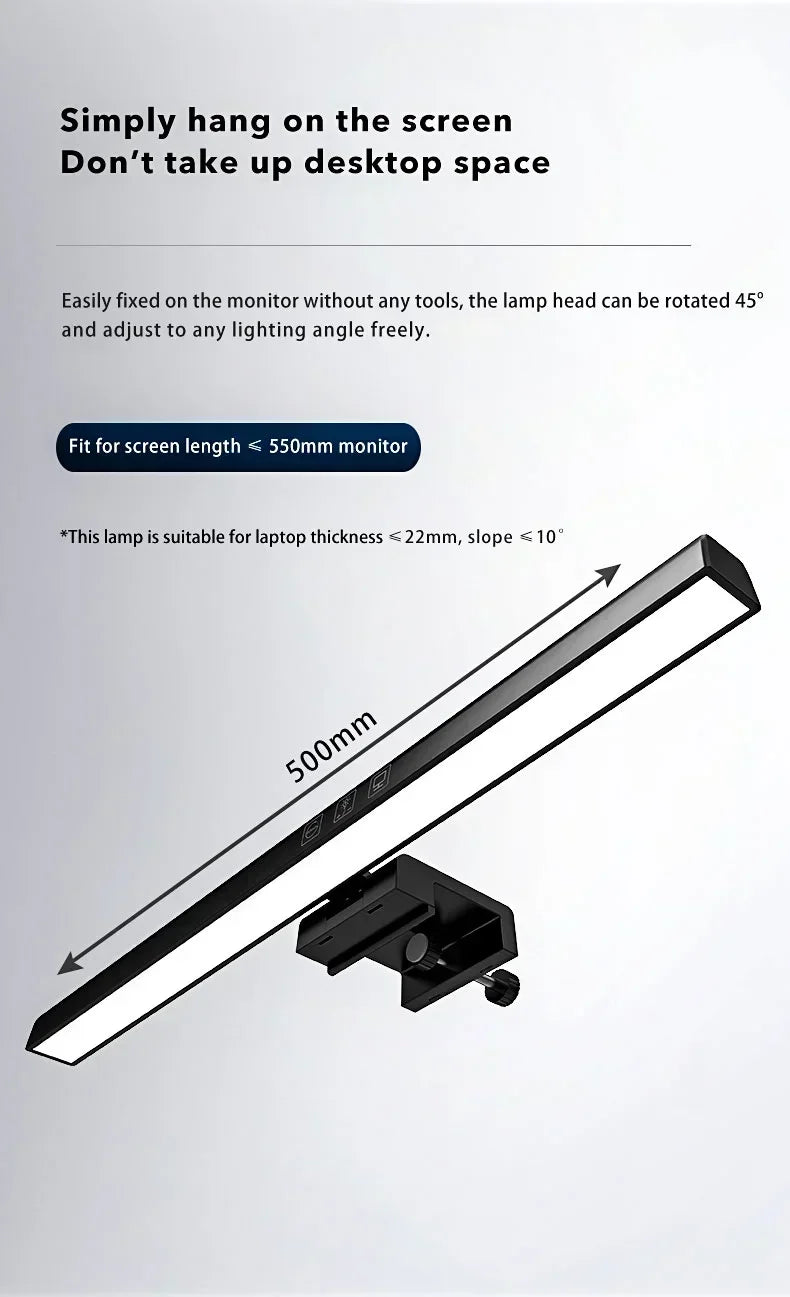 Slim LED Desk Lamp Bar