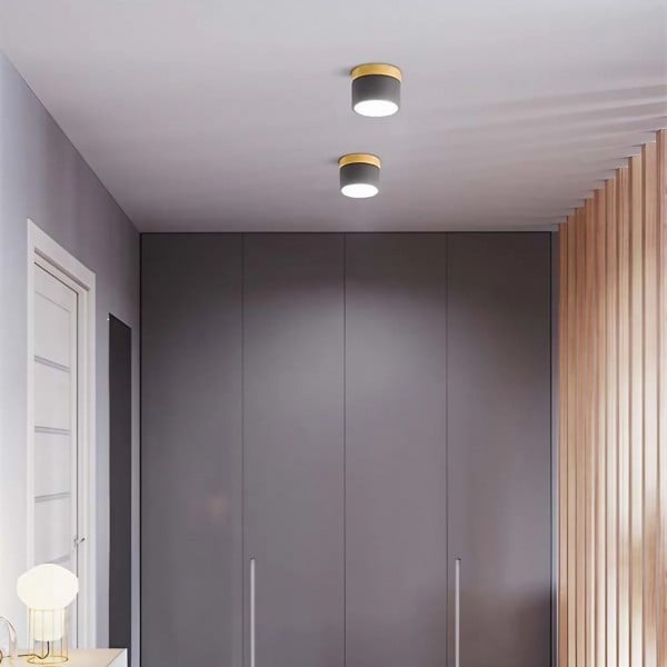 Modern Nordic Ceiling Light LED Wooden