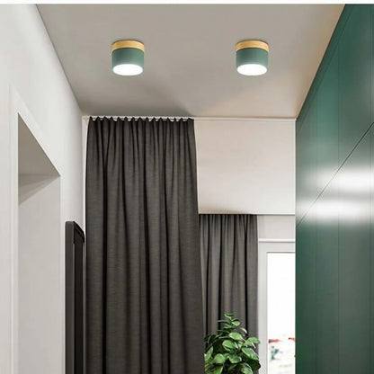 Modern Nordic Ceiling Light LED Wooden
