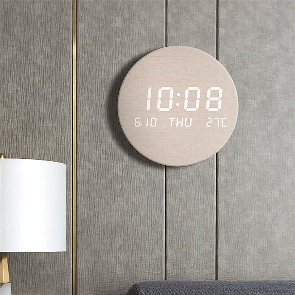 Nordic Inspired Wall Clock - Svenna-Wood-Nora Luxe