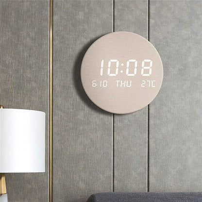 Nordic Inspired Wall Clock - Svenna-Wood-Nora Luxe