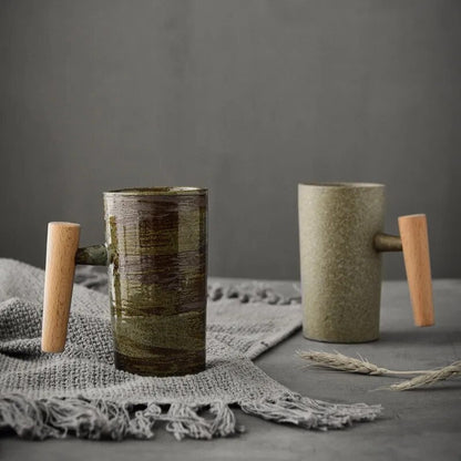 Nordic Latte Mugs with Earthy Design - NatureSip-Onyx-Some Mug-Nora Luxe