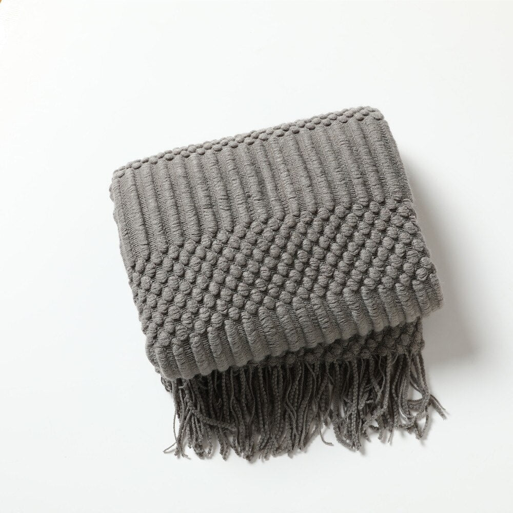 Soft Plush Throw Blanket for Home Decor