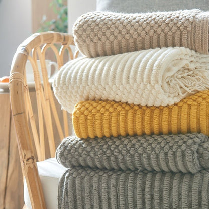 Soft Plush Throw Blanket for Home Decor