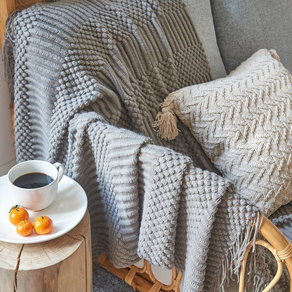 Soft Plush Throw Blanket for Home Decor