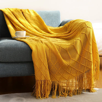 Soft Plush Throw Blanket for Home Decor