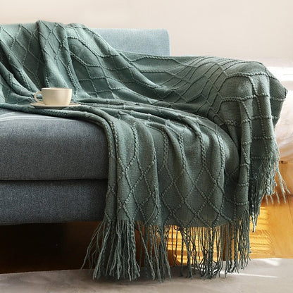 Soft Plush Throw Blanket for Home Decor