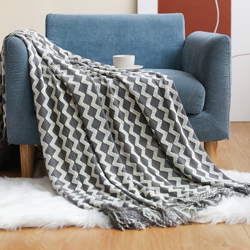 Soft Plush Throw Blanket for Home Decor