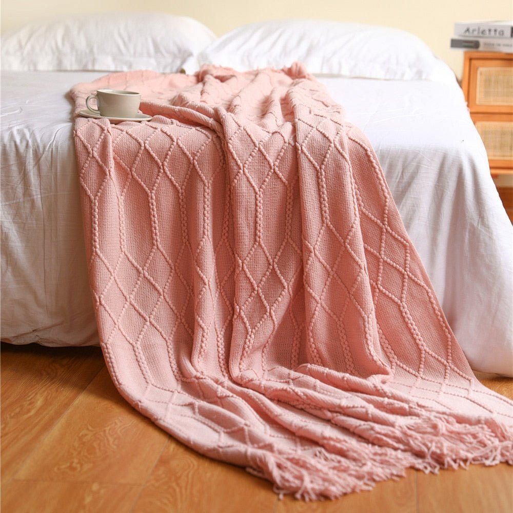 Soft Plush Throw Blanket for Home Decor