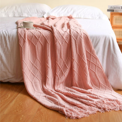 Soft Plush Throw Blanket for Home Decor