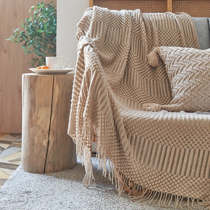 Soft Plush Throw Blanket for Home Decor