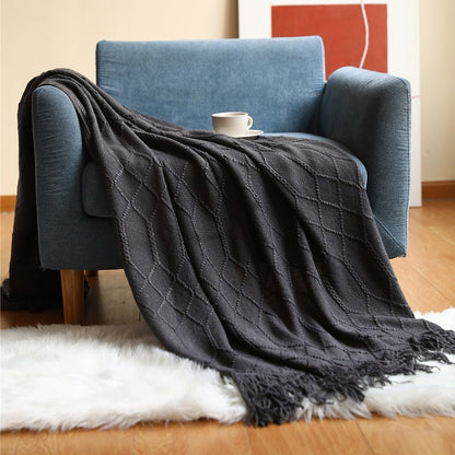 Soft Plush Throw Blanket for Home Decor