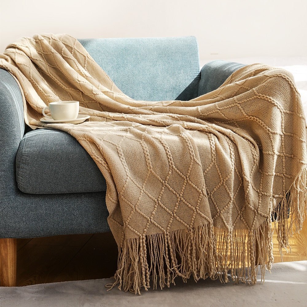 Soft Plush Throw Blanket for Home Decor