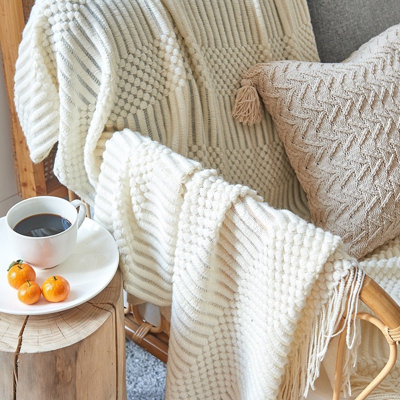Soft Plush Throw Blanket for Home Decor