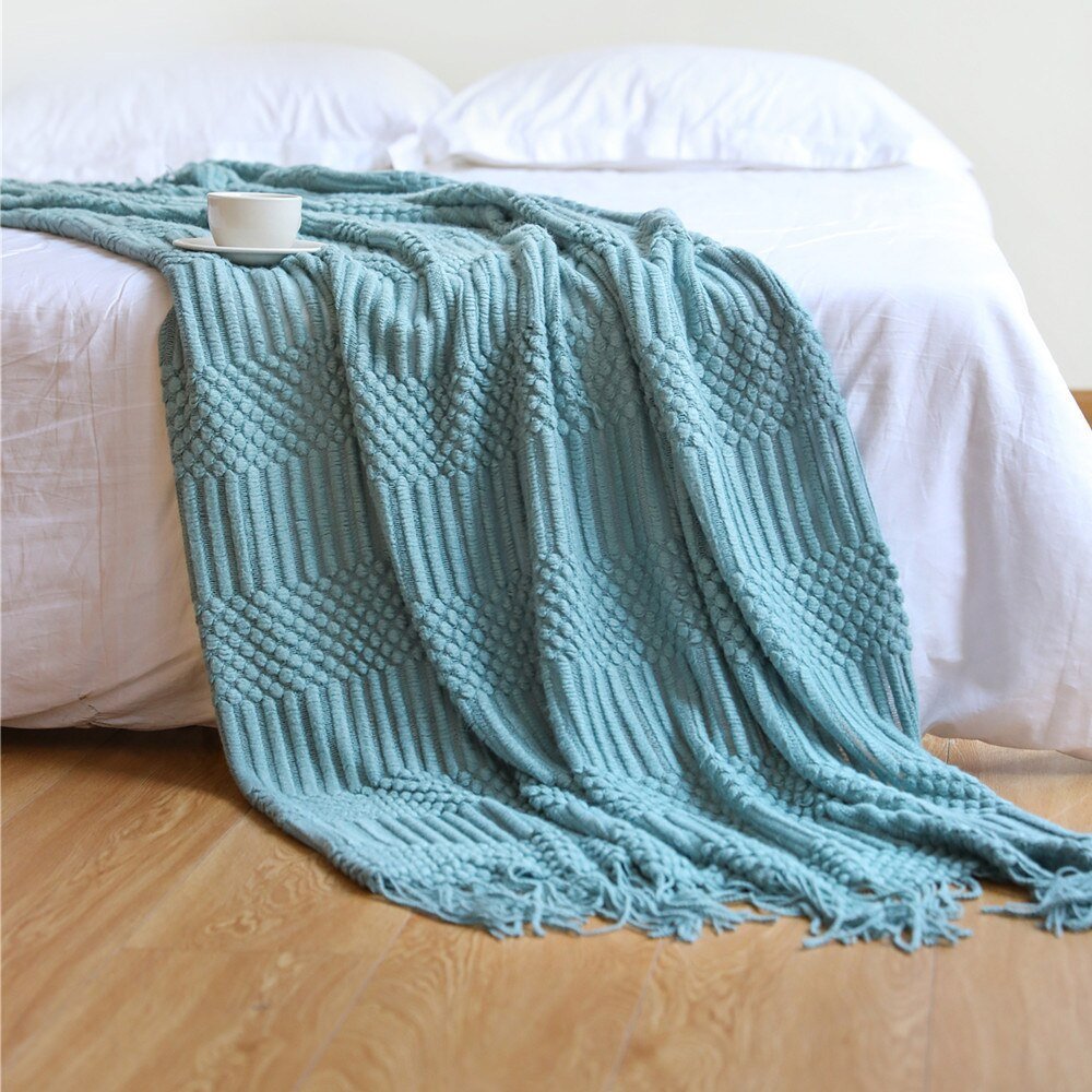 Soft Plush Throw Blanket for Home Decor