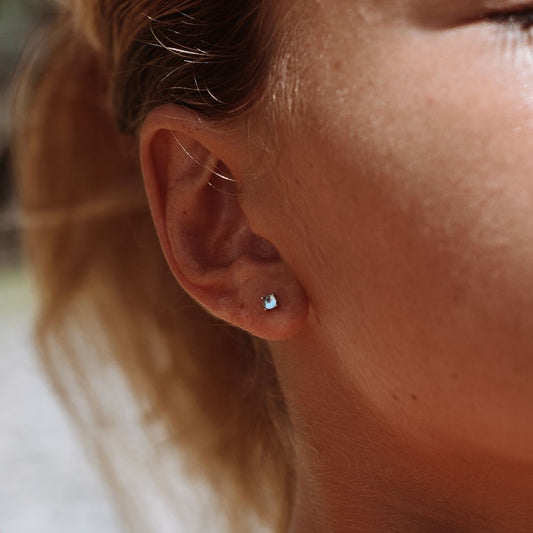 Beautiful White Pearl Drop Earrings - Pexav